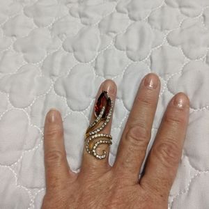 Ruby Rose Bud Ring